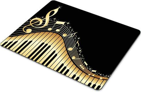 Smooffly Old Vintage Abstract Piano and Music Note Mouse Pad - Non-Slip Rubber Gaming Mouse Pad