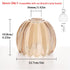 5" 4.25" 1 Pack Shenmoyl Tulip Lamp Shades Replacement, Dia. * H Amber Glass Sconce Shade Heavy and Thick for Wall