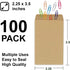 Coin Envelopes, 100 Pack Kraft Seed Envelopes, Small Parts Envelopes with Gummed Seal (2.25 x 3.5 Inches)