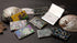 Mother of Pearl Design RFID Blocking Business Card Case, Engraved Slim Metal Holder with Flower Butterfly