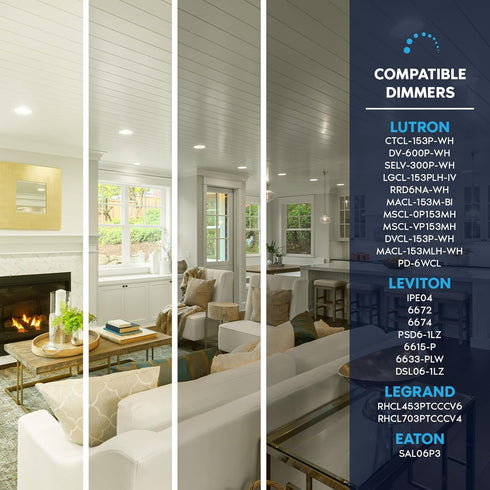 BR20 Bulb, 45W 3500K Dimmable, 460 R20 Bulb 6.5W, E26 (4 Pack) LUXRITE LED Equivalent, Natural White, Lumens, LED Flood