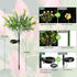 7 2 Pack Solar Garden Lights, Heads Gardenia Colorful Flower Light Waterproof Solar Outdoor Lights for Yard Pathway