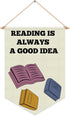 Reading Corner Wall Decor for Kid Classroom Kids Room Wall Hanging Banner