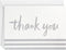 Hallmark Pack of Thank You Cards, Silver Foil (20 Thank You Notes