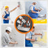 Set, 10Pcs Set, 14" Spackle THINKWORK Drywall Knife Drywall Tools Include Stainless Steel Putty Knife Taping Knives
