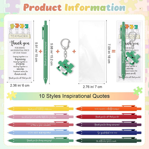 Dunzoom 40 Set Employee Appreciation Gifts Bulk for Teacher Nurse Nursing Assistant Volunteer Admin Staff Office