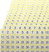 dealzEpic Number Stickers 1 to 100 Self Adhesive Small Round Labels