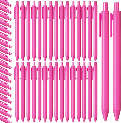 Fulmoon 50 Pcs Ballpoint Pens Bulk, Comfortable Writing, Medium Point 1.0 mm for Teacher Student Supplies