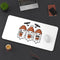GENERIC Ghost & Coffee Desk Mat - Halloween Office Decor, Cute Haunted Desk,