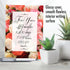 NobleWorks 4th Milestone Anniversary Notecard with Envelope - 4 Years of Marriage, Love Flower for Wife, Husband