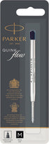 Parker Quinkflow Ballpoint Pen Ink Refill - Medium Tip, Black