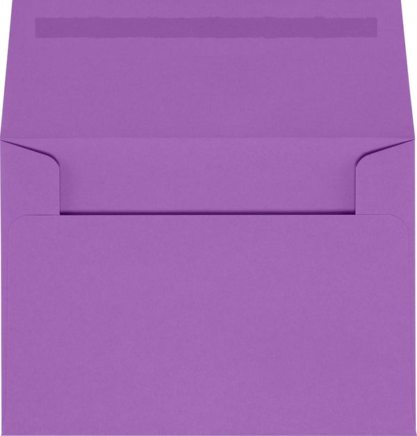 LUXPaper 4Bar A1 Invitation Envelopes - Peel & Press, Grape Purple, 50 Qty