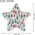 ALAZA Red Green Christmas Tree White Star Shaped LED Night Light Dusk to Dawn Sensor Plug in Night Home Decor Desk Lamp