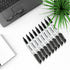 cloudriver 128 Pack Dry Erase Markers, Black Fine Tip, Low Odor Bulk Markers for Office, Home, School Supplies