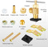 2 Pcs Brass Self Piercing Saddle Valve - Copper Self Tapping Valve for Water Pipe Supply