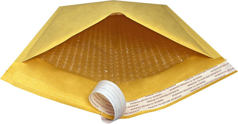 Kraft Bubble Mailers - Pack and Ship (100pack, 4-9.5" x 14.5")