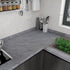 16" 118" Thick Dark Grey Concrete Contact Paper - 3D Removable Peel and Stick Wallpaper for Kitchen Island Walls