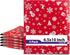 Fosmon #0 Christmas Poly Bubble Mailer 6.5 x 10 inches (5 Pack) - Lightweight Water/Dust/Shock/Tear Resistant Padded