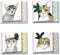 The Best Card Company 12 Beautiful Blank Note Cards Bulk - 4 x 5.12 Inch (4 Designs, 3 Each)