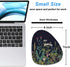 Rimilak Small Mouse Pad 6 x 7 Inch, Irregular Mini Mouse Pad with Non-Slip Rubber Base, Waterproof Compact Mouse Mat for Laptop Computer Wireless Mouse Keyboard Home Office Travel, Midnight Flowers by Rimilak