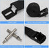 2PCS Propane Tank Holder, Steel Fabrication Nitrogen Tank Mount with Screws and Safety Chain, Suitable for 4"-12" Gas