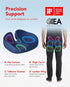 Tailbone 4-Zone HUANUO Ergonomic Seat Cushion for Office Chair, Extra Large Car Seat Cushion, and Back Support, Cooling