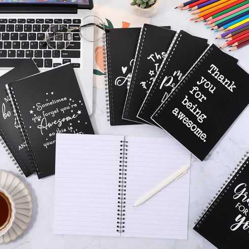 Yeaqee Thank You Gifts Bulk, Employee Appreciation Gifts, Inspirational Spiral Notebook for Women and Men