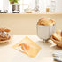 18x19cm, Packaging 100pcs Kraft Paper Bread Bags with Window Oil-resistant Toast Pouches for Homemade Bread