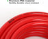 3/8" 50ft 10 PVC3850R-10 DYNAMIC POWER x PVC Air Compressor Hose WITH Pieces Air Compressor Accessories Kit.