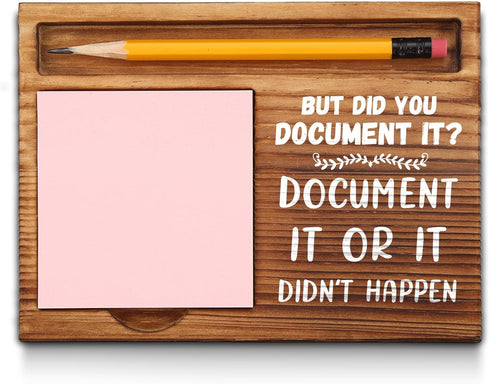 Funny Sticky Note Holder Gifts for School Administrator, Counselor, Psychologist, Office Desk Self-Stick Note Pad