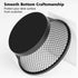 Paper Clip Holder for Desk, Mesh Paperclip Holders, Metal Paper Clip Dispenser Organizer, Black 4 Pack