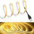 MDee COB LED Strip Lights 3000K Warm White3.28ft/1m USB Powered 5V Flexible LED