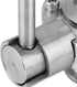 AHANGYGER 1.5 Inch 304 Lever Type Stainless Steel Sanitary Valve, Clamp Style Water and Oil Control Valve, Pull Handle