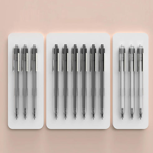 M&G Black Ink Gel Pens 0.5mm, Fine Point Retractable Pens, Japanese-Style Gel Pen for Office and School Supplies