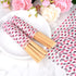 ASTARON 100pcs Valentine's Day Wax Sheets for Food Wrapping, Candy & Cookie Wrapping Paper, Basket Liner