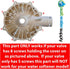 7337589 - (4) Pack of High Flow 1" Water Softener Clips