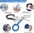 6 1 3 Pack in Multifunctional Trauma Medical Scissor Foldable with Holster and Medical Shears,Stainless Steel Emergency