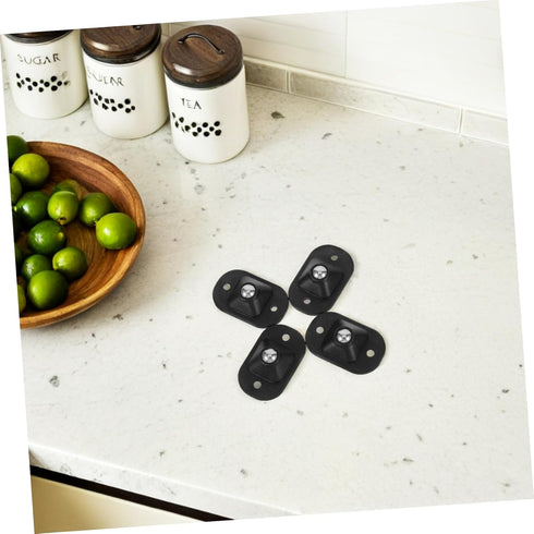 4pcs SHOWERORO No-Drill Adhesive Caster Wheels for Small Furniture Quiet Rolling Casters for Appliances Easy Install