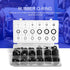 18 Sizes Rubber O Assortment Set, 279pcs Hydraulic Plumbing Gasket Seal Kit for Automotive Commercial Use
