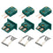 MECCANIXITY R/S Type Thermocouple Wire Connectors, Male Plug with Panel Mount Mini Socket, High Temperature