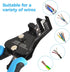 WGGE 3 IN 1 Adjustable Heavy Duty Wire Stripper/Cutter Tool for 8-18 AWG Solid and Stranded Wire