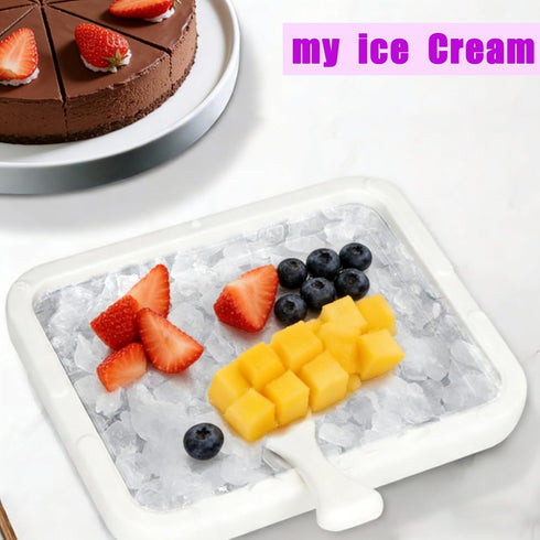 Liedrg 2026 Frozen New Instant Ice Cream Roller Maker - Myfroroll Homemade DIY Machine for Italian Ice Cream, Sorbet