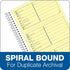 Adams 2-Part, 4 200 Sets (SC1156) Spiral Petty Cash Book, Carbonless, Messages per Page, per Book