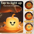 3 Dealswin Christmas Stocking Stuffers Girls Cute Birthday Gift Pumpkin Silicone Night Light for Kids, LED Nursery Lamp