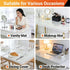 Generic Stand0.08in Office(24" 24") Clear Table Mat for Bedroom Dresser, Clear Desk Mat, Table Cover Protector for TV