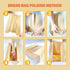Packaging 50Pcs 13.7x8.2x3.5in Paper Bread Bags for Homemade with Window, Twist Tie&Sticker Ideal for Sourdough Bread