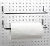 Extendable Paper Towel Holder for Pegboard, Fits Any Standard Pegboard, Organization Accessory Hook for Workshop,