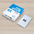 Magnetic Dry Erase Board - White Board, 8.3'' x 5.8'', Small Stand-Up or Hangable Desktop Dry Erase Whiteboard