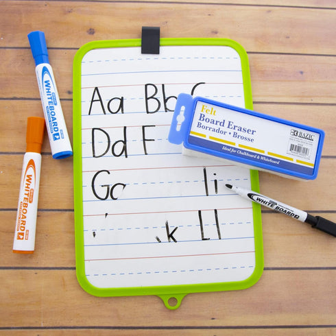 BAZIC 4-Pack Chalkboard Eraser, Felt Blackboard Whiteboard Erasers Cleaner, Dustless Duster for Teacher Office