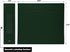 Carstens 4-Inch Heavy Duty 3-Ring Binder, Side Opening, Forest Green, Holds 600 US Letter Sheets
